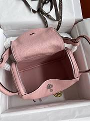 Hermes Lindy Bag Pink Silver 26cm - 3