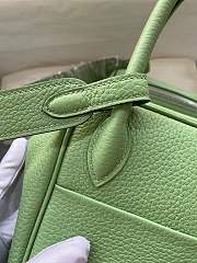 Hermes Lindy Bag Green Silver 26cm - 2