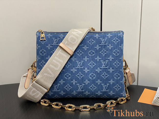 Louis Vuitton LV Coussin PM Denim Blue 26 x 20 x 12 cm - 1