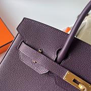 Hermes Birkin 30 Togo Purple Gold Hardware 30cm - 4