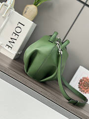 Loewe Elephant Bag In Classic Calfskin Green 36x26.5x22cm - 2