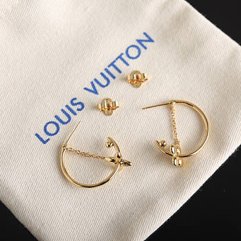 Louis Vuitton LV Gold Earrings 02