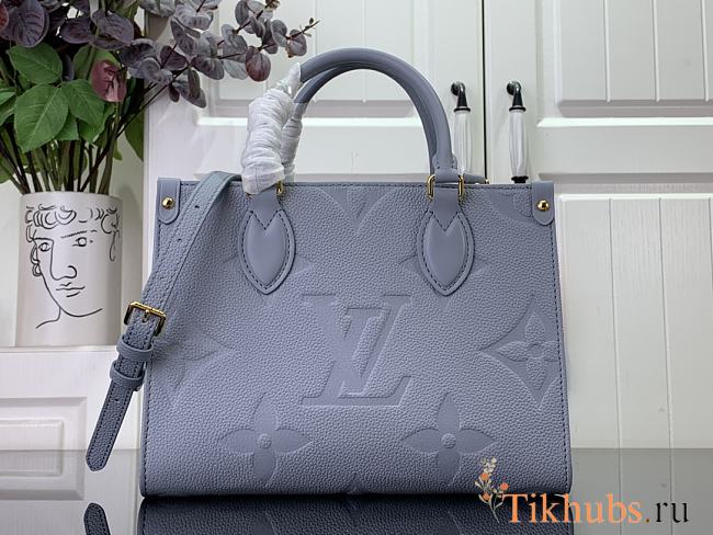 Louis Vuitton LV Onthego PM Blue 25x19x11.5cm - 1