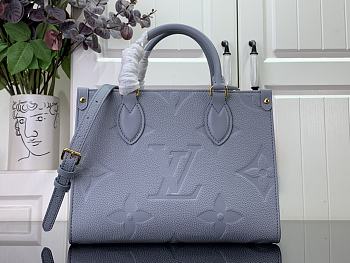 Louis Vuitton LV Onthego PM Blue 25x19x11.5cm
