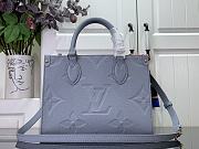 Louis Vuitton LV Onthego PM Blue 25x19x11.5cm - 5