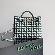 Bottega Veneta Small Andiamo Emerald Green 25x20x10cm - 1