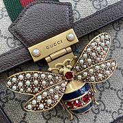 Gucci Ophidia Brown Bag Bee 25.5x17.5x13cm - 4