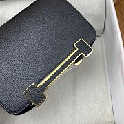 Hermes Geta Black Chevre Gold Hardware 20cm - 4