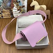 Hermes Geta Pink Chevre Gold Hardware 20cm - 4