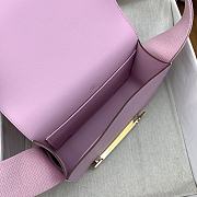 Hermes Geta Pink Chevre Gold Hardware 20cm - 3