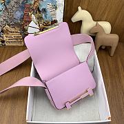 Hermes Geta Pink Chevre Gold Hardware 20cm - 2