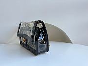 Chanel Flap Bag PVC Black Gold 25.5x16.5x6cm - 6