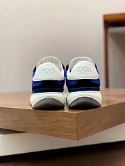 Chanel Black Blue White Sneaker - 5