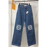 Loewe Logo Jeans Blue - 1