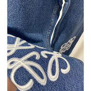 Loewe Logo Jeans Blue - 4