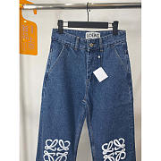 Loewe Logo Jeans Blue - 5