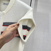 Dior Dioralps Zip Wool And Cashmere Cardigan White - 3