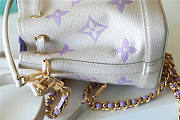 Louis Vuitton LV Nano Noé Latte White / Bubble Tea 13x16x10cm - 3