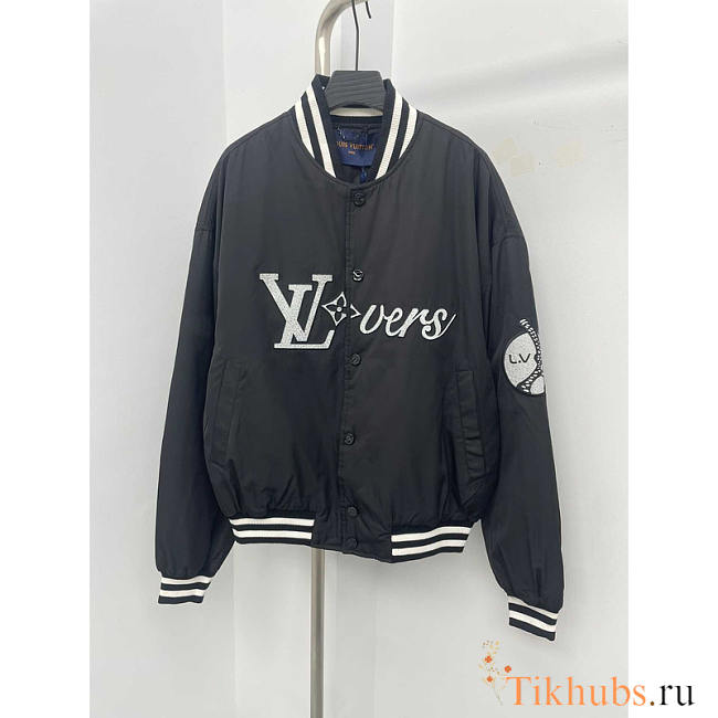 Louis Vuitton LV Embroidered Nylon Baseball Blouson - 1