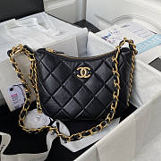 Chanel Hobo Black Bag 23x23x6cm - 1