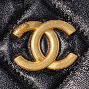 Chanel Hobo Black Bag 23x23x6cm - 2