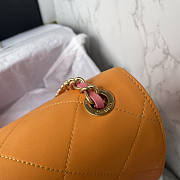 Chanel Large Hobo Bag Gold Metal Pink Orange Yellow 38×29.5x11cm - 6