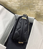 Chanel Mini Flap Bag Lambskin Black 12.5×19×6cm - 5