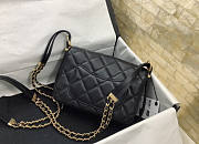Chanel Mini Flap Bag Lambskin Black 12.5×19×6cm - 2