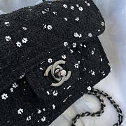 Chanel Mini Flap Bag Black 14x19x6cm - 4