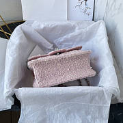 Chanel Mini Flap Bag Pink 14x19x6cm - 6