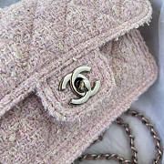 Chanel Mini Flap Bag Pink 14x19x6cm - 2