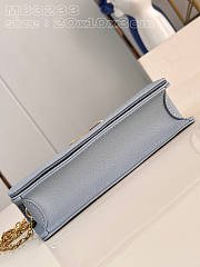 Louis Vuitton LV Wallet On Chain Lily Blue Hour 20.5 × 10 × 3.5 cm - 5