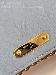 Louis Vuitton LV Wallet On Chain Lily Blue Hour 20.5 × 10 × 3.5 cm - 4