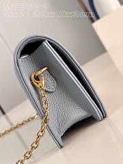 Louis Vuitton LV Wallet On Chain Lily Blue Hour 20.5 × 10 × 3.5 cm - 3