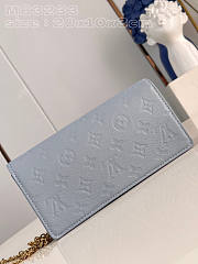 Louis Vuitton LV Wallet On Chain Lily Blue Hour 20.5 × 10 × 3.5 cm - 2