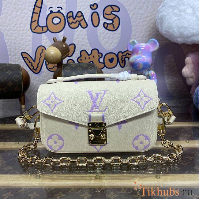 Louis Vuitton LV Pochette Métis East West Purple 21.5x13.5x6cm - 1