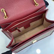 Gucci Ophidia Red Bag Bee 25.5x17.5x13cm - 6