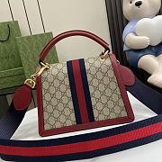 Gucci Ophidia Red Bag Bee 25.5x17.5x13cm - 3