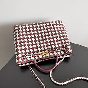 Bottega Veneta Medium Andiamo White Wine 32x25x11cm - 4