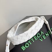 Bottega Veneta Mini Hop White Bag 25.5x14.5x11cm - 6