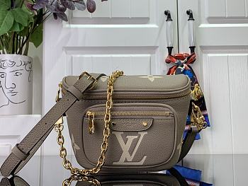 Louis Vuitton LV Mini Bumbag Grey 17x12x9.5cm