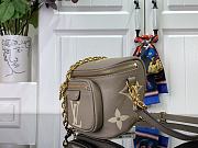 Louis Vuitton LV Mini Bumbag Grey 17x12x9.5cm - 3