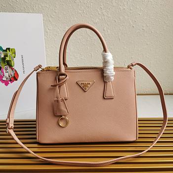 Prada Galleria Saffiano Leather Pink Bag 28x20x12cm