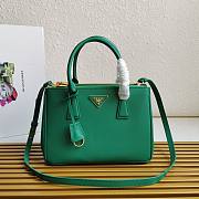 Prada Galleria Saffiano Leather Green Bag 28x20x12cm - 1