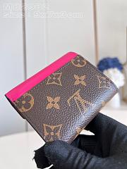 Louis Vuitton LV Zoé Wallet Pink 9.5 x 7.5 x 3 cm - 6