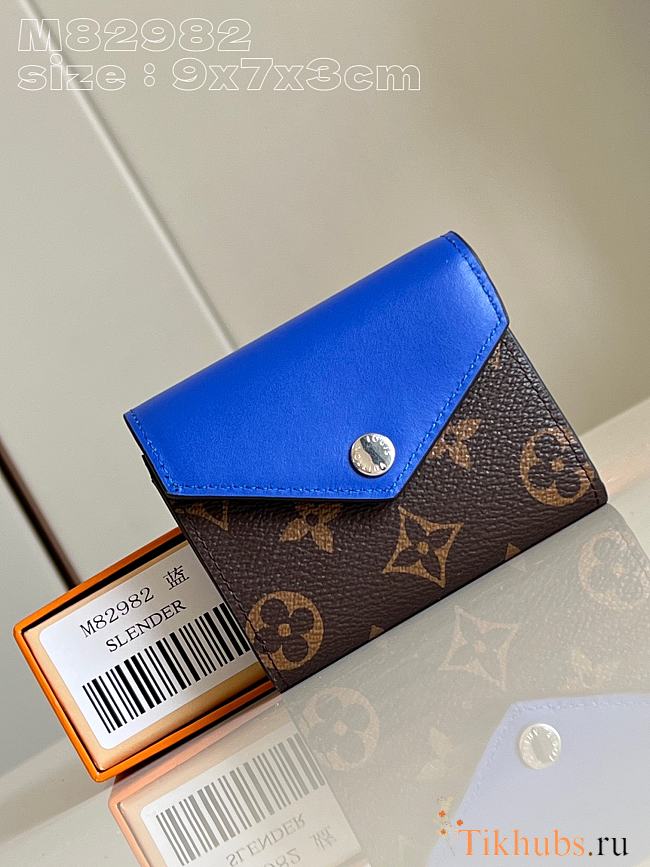 Louis Vuitton LV Zoé Wallet Blue 9.5 x 7.5 x 3 cm - 1