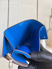 Louis Vuitton LV Zoé Wallet Blue 9.5 x 7.5 x 3 cm - 4