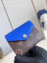 Louis Vuitton LV Zoé Wallet Blue 9.5 x 7.5 x 3 cm - 3