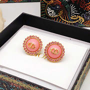 Dior Petit CD Baroque Stud Earrings  - 2