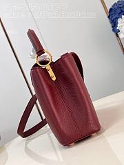 Louis Vuitton LV Capucine BB Red Wine 27x18x9cm - 4